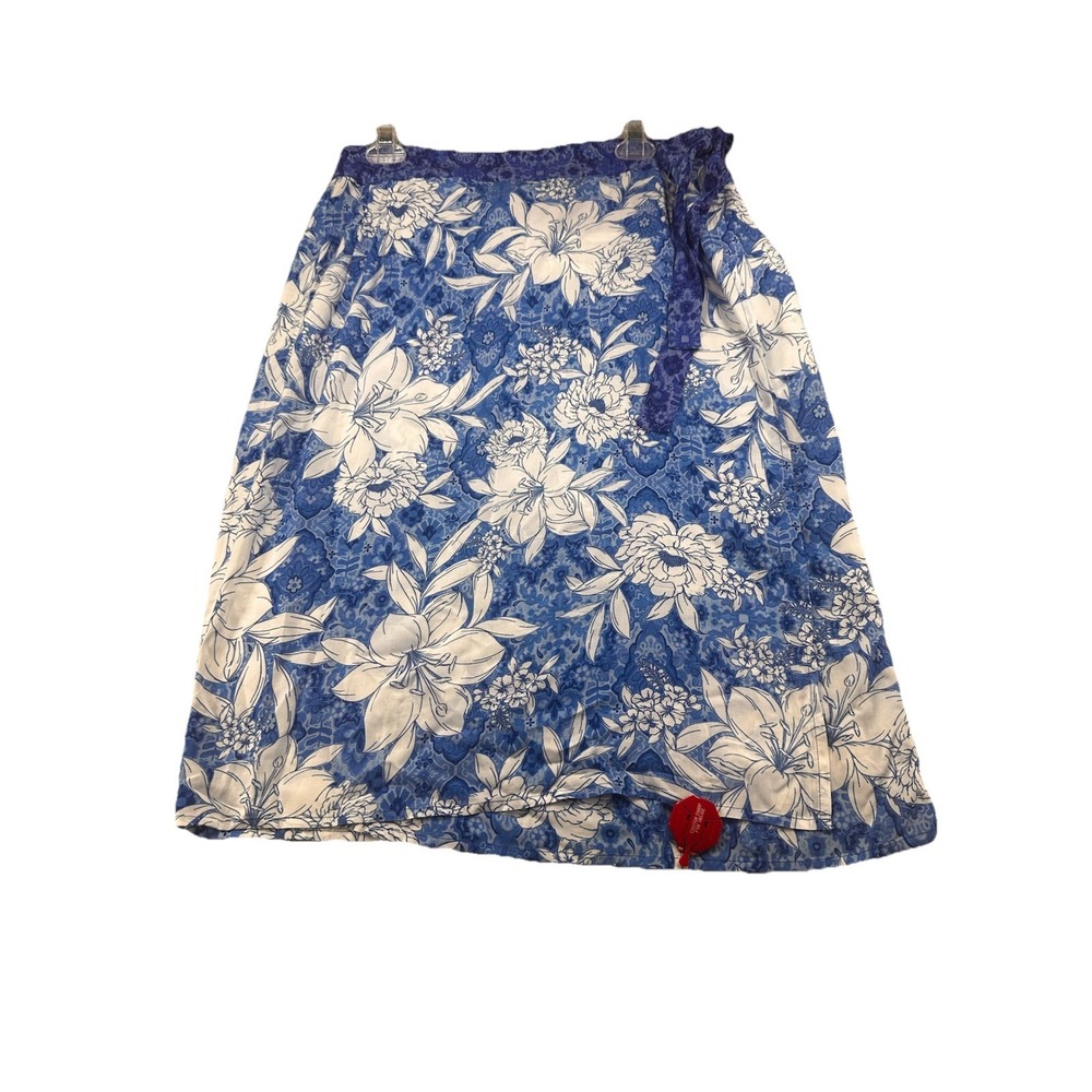 Johnny Was Clio Midi Cover Up Skirt Size L NWT